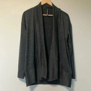 NWOT Kuhl grey  open cardigan